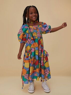 Fruit Landscape Kids Dress